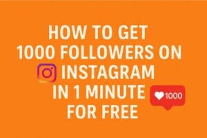 how to get 1000 followers on instagram